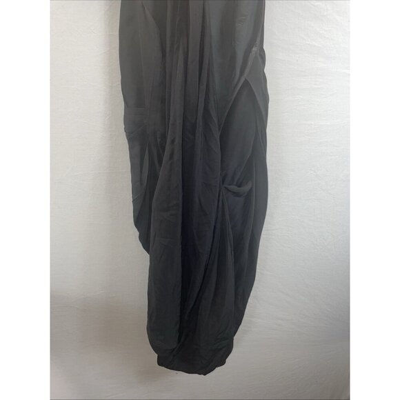 ZIMMERMANN 100% Silk chiffon Mini cocktail Dress Black size 3‎ blouson - Picture 12 of 13